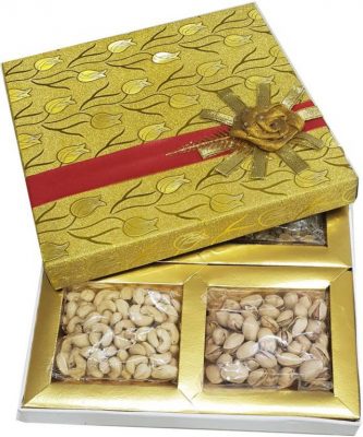 Ivory Gift pack of 4 Dry fruits (Almond, Pista, Raisins and Cashew ...